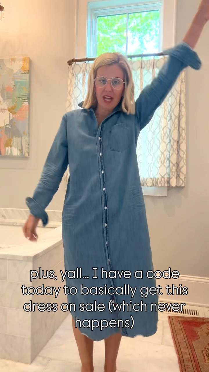 Frank & Eileen code….what?!? 
Use code CHEERS for 15% off!

I wear xs dress!