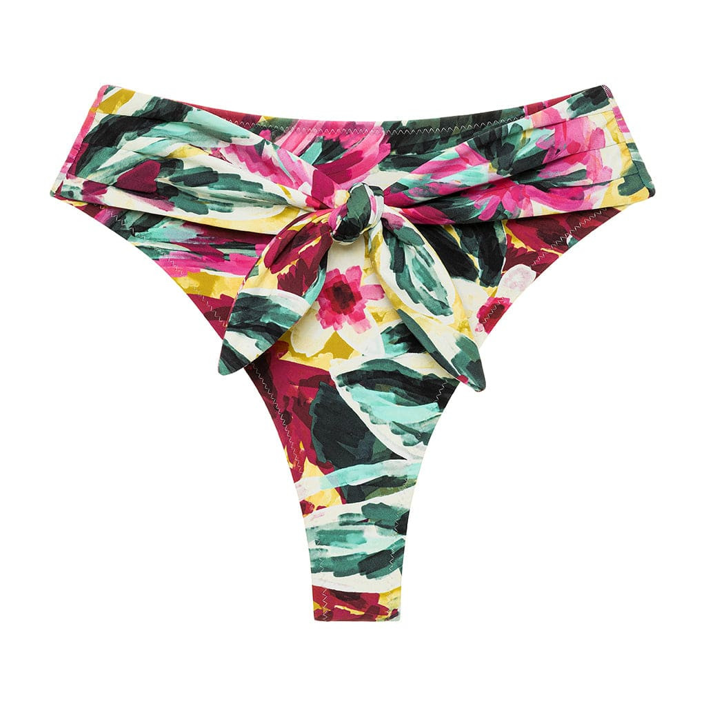 Isla Floral Paula Tie-Up Bikini Bottom | Montce