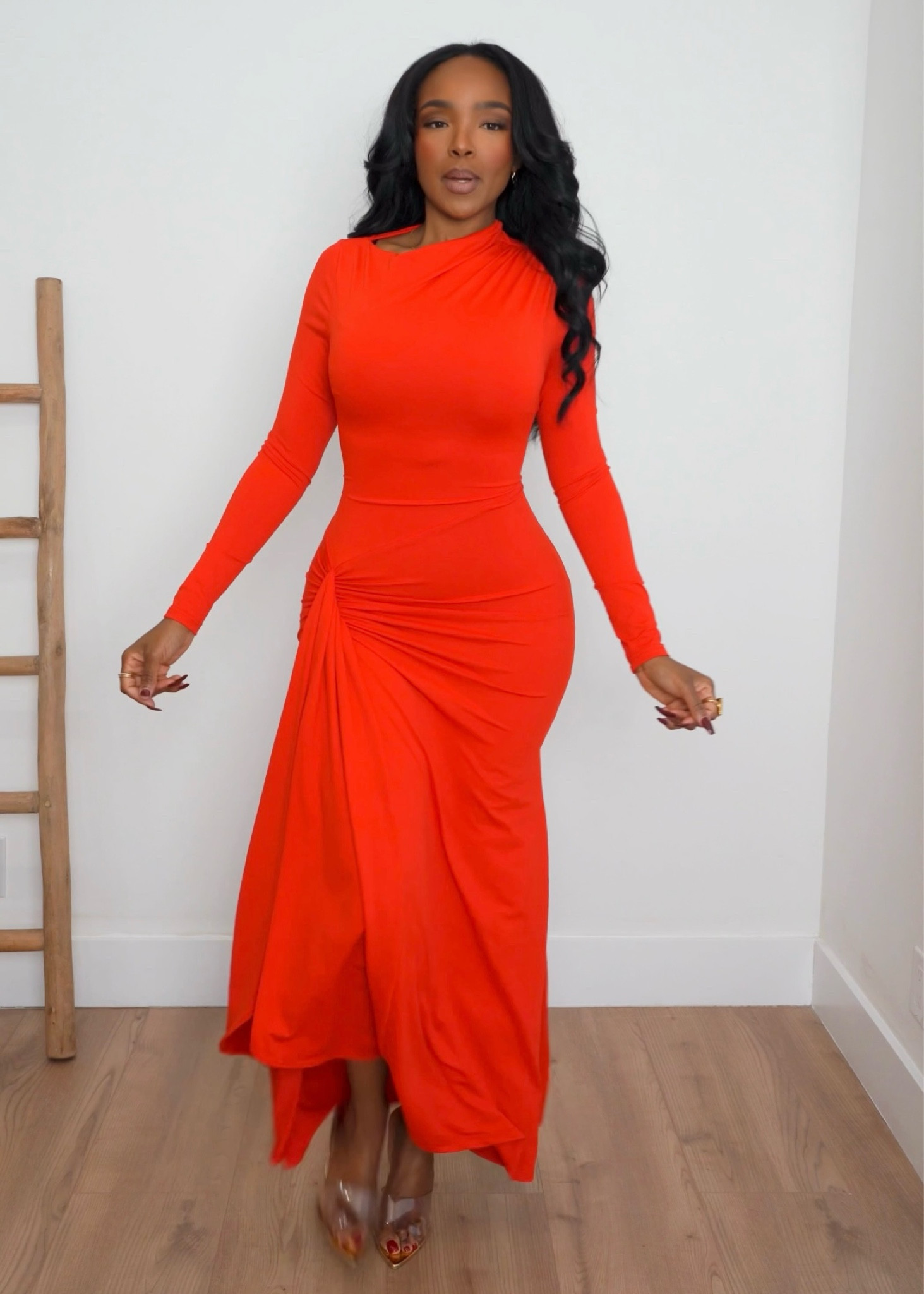 Must have winter baddie dress snatches the waist in 

|•Size small I’m 5’4 | 140lbs | 36D -27 -40  IG & YT: kirasfashionfinds TT: kiraabboud•|

#LTKParties #LTKBeauty #LTKHoliday