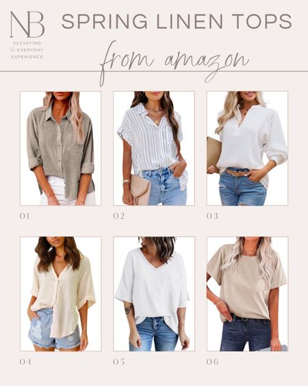 Spring Tops From Amazon 🌸

spring tops // amazon fashion // spring tops amazon // amazon finds // linen top // amazon outfits // spring fashion // spring outfit inspo // affordable fashion // spring style

#LTKfindsunder50 #LTKfindsunder100 #LTKstyletip