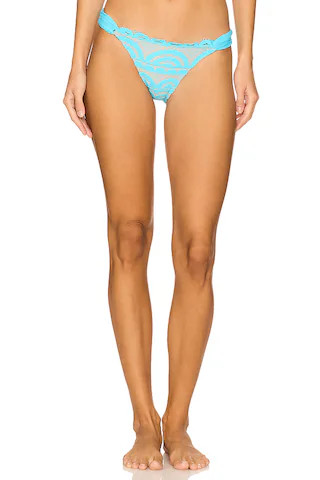 PQ Fanned Teeny Bikini Bottom in Kai from Revolve.com | Revolve Clothing (Global)