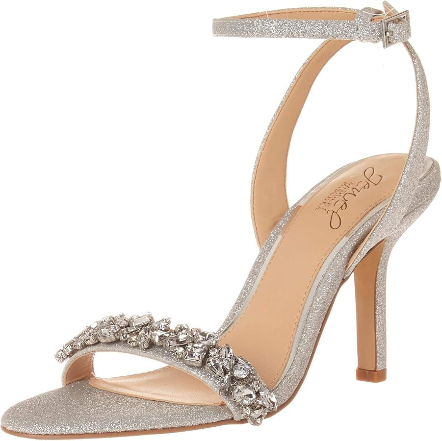 Jewel Badgley Mischka Ojai Crystal Adorned Sculpted Stilettos | Amazon (US)