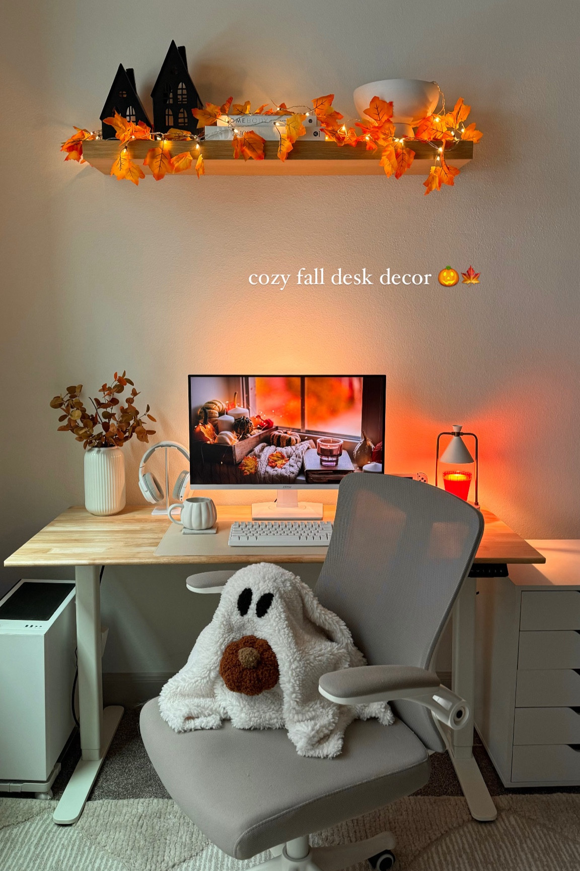 fall/halloween desk decorations 🎃

#LTKHome #LTKHalloween