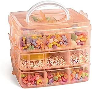Ultimate Jewelry Making Bead Kit - Includes Storage Box and Over 1000 Beads - Gift for Girls | Amazon (US)