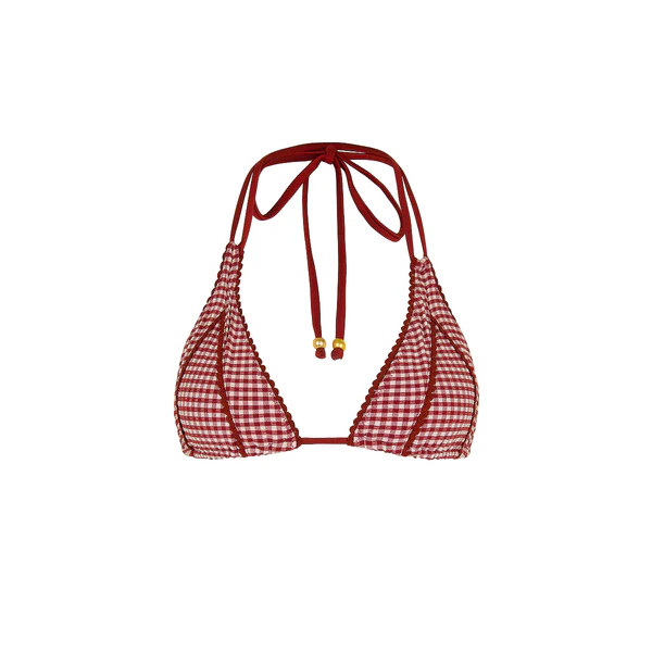 Decorative Panel Halter Bikini Top - Coco Kisses | Kulani Kinis US