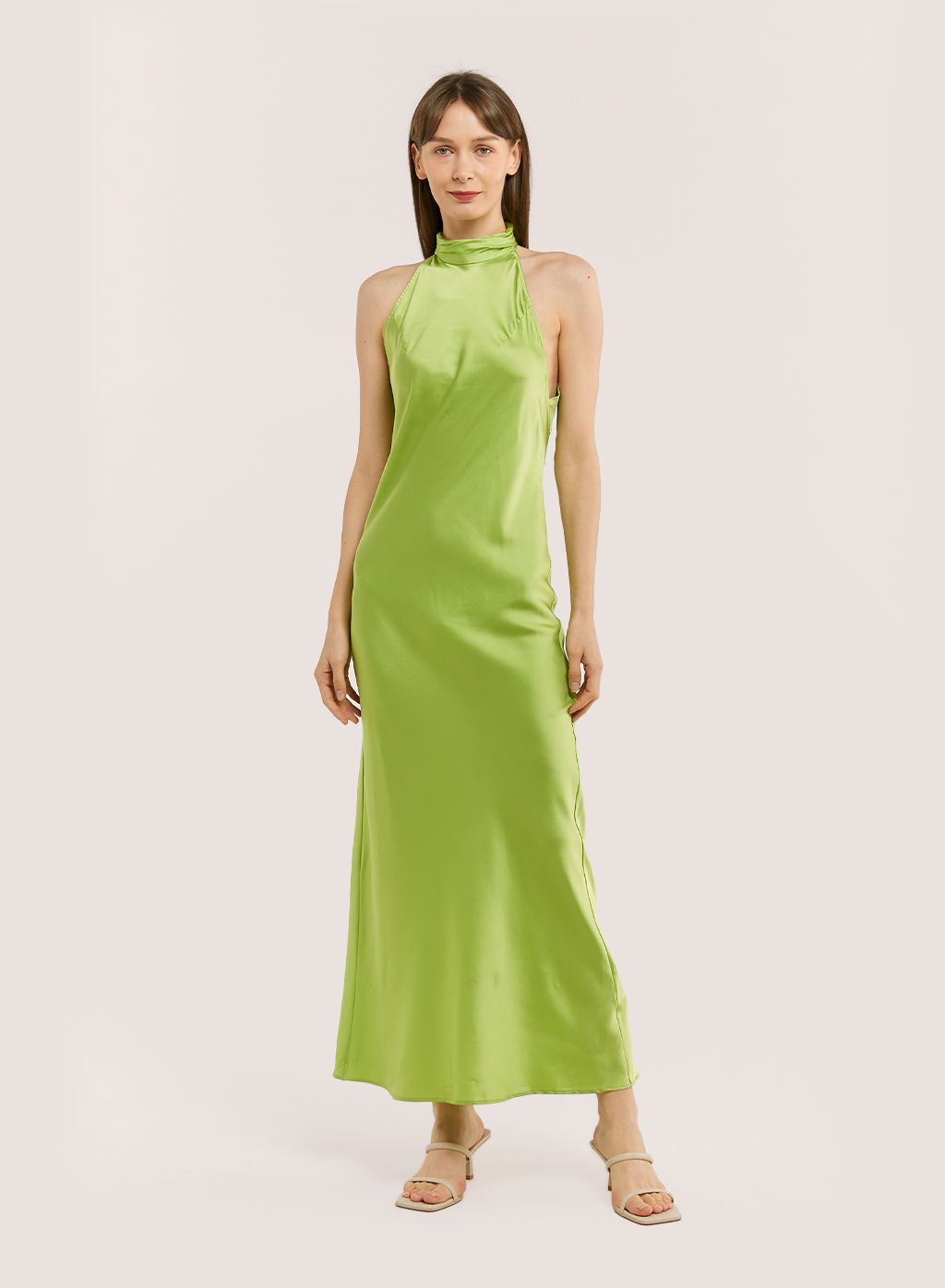 Maxi Halter Silk Dress | NAP Loungewear
