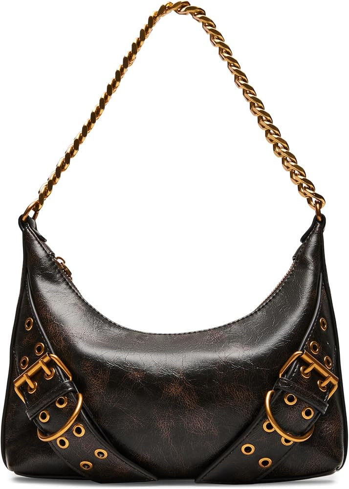 Steve Madden Graya-d Distressed Roller Buckle Shoulder Bag | Amazon (US)