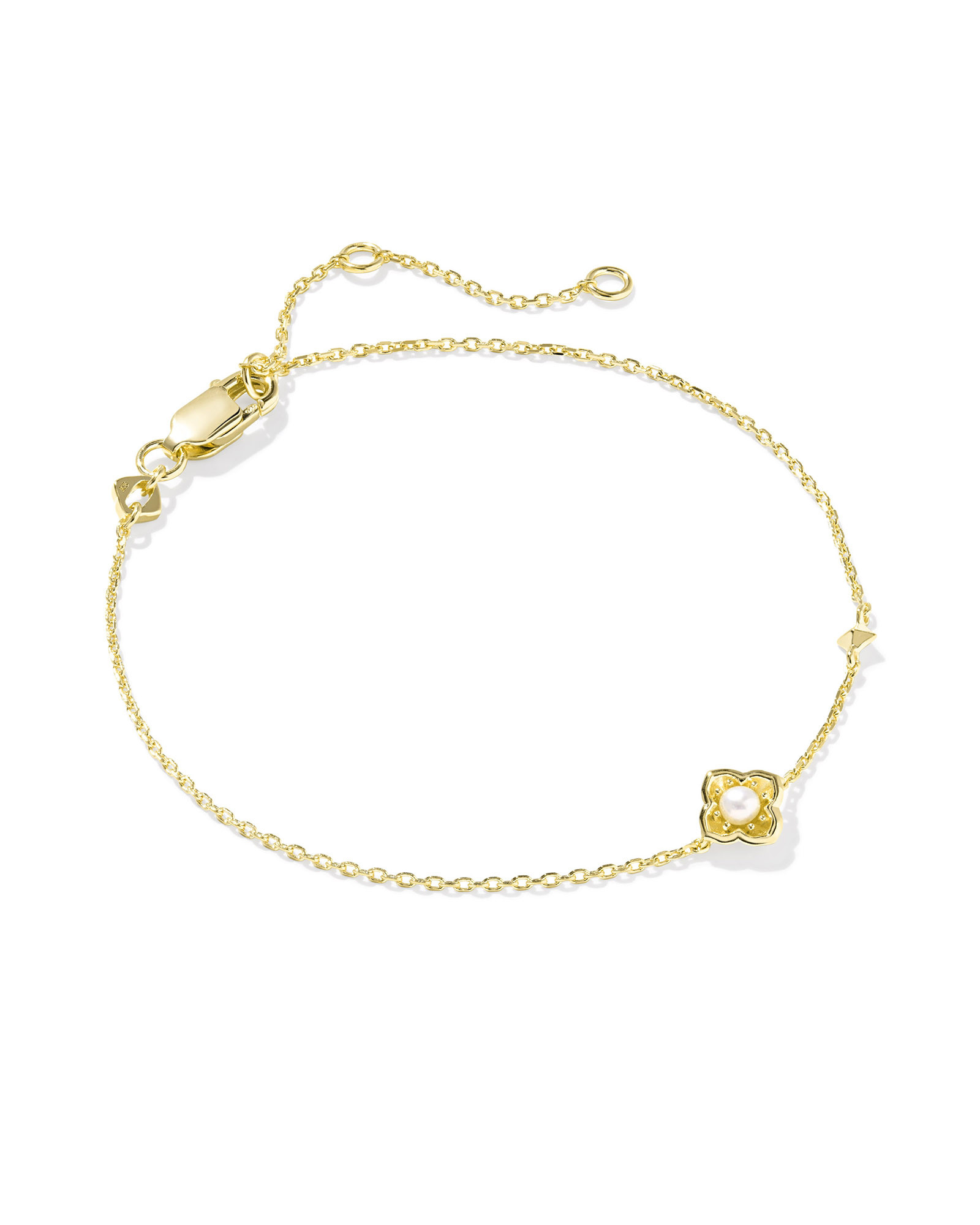 Dira 18k Gold Vermeil Pearl Delicate Chain Bracelet | Kendra Scott