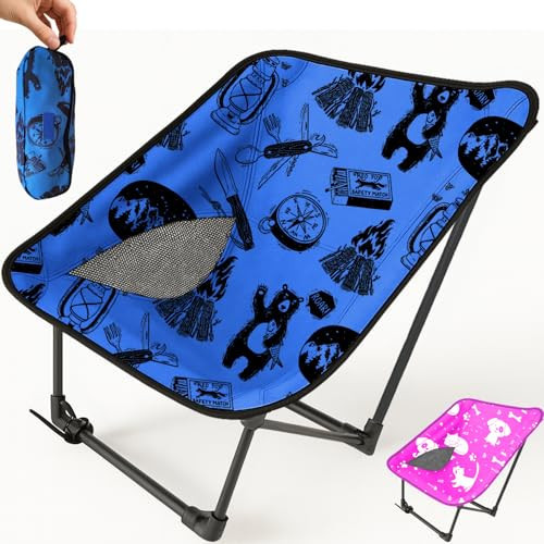 KidzAdventure Youth and Kids Camping Chair | Ultra Lightweight, Foldable and Heavy Duty | Ideal Indoor/Outdoor Kid Chair for Camping, Beach, Sports and Lawn | Amazon (US)