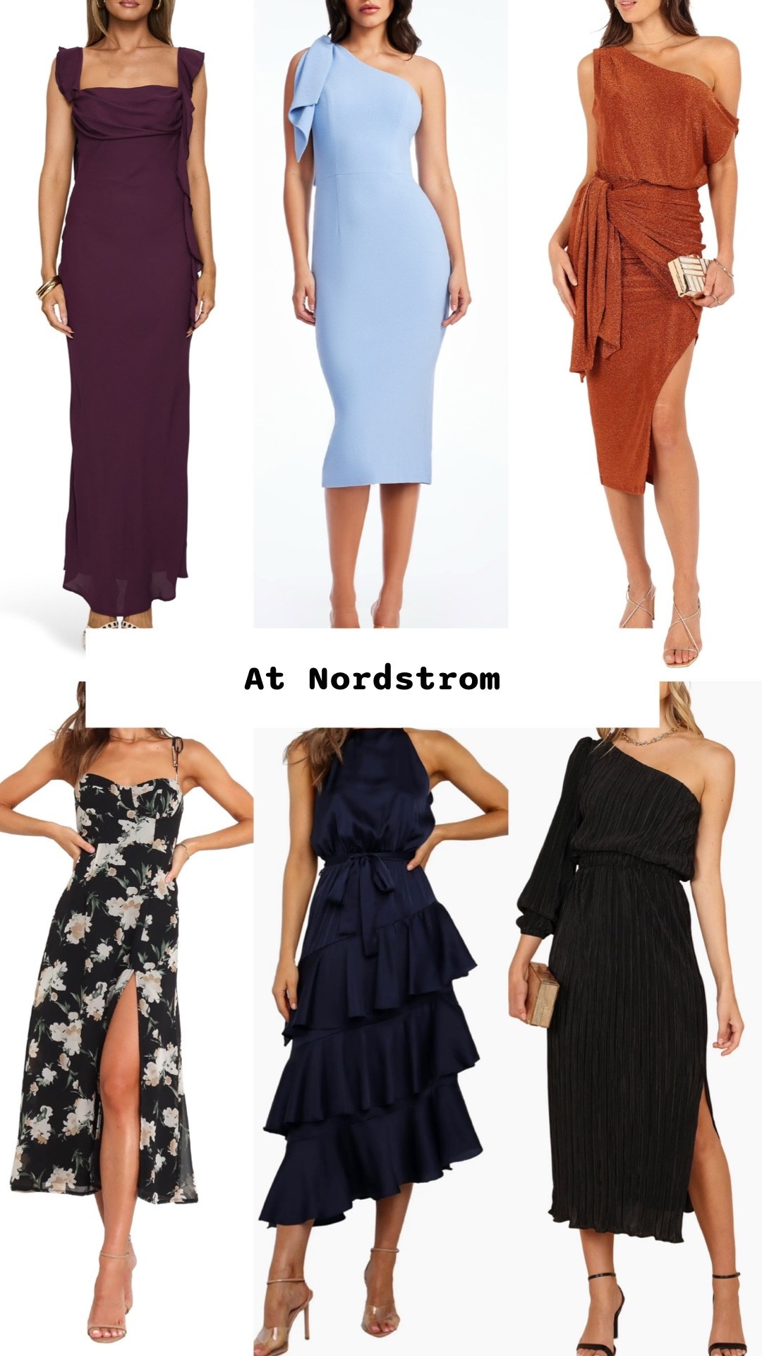 Fall wedding guest dresses at Nordstrom.

#LTKWedding #LTKSeasonal #LTKSaleAlert