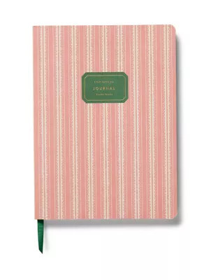 Rifle Paper Co Pinking Stripe Softcover Journal, Pink | Belk
