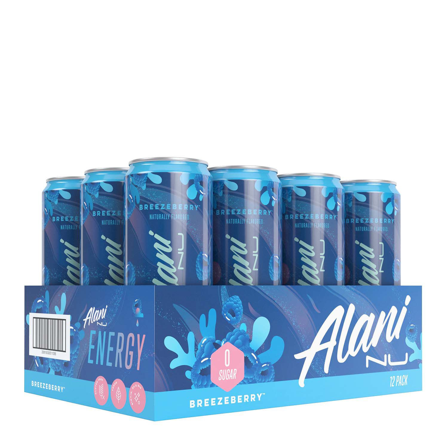 Energy Drink - Breezeberry - 12oz. (12 Cans) | GNC
