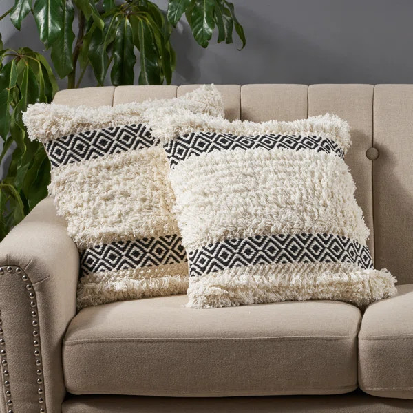 Crofoot Square Cotton Pillow Cover & Insert | Wayfair North America