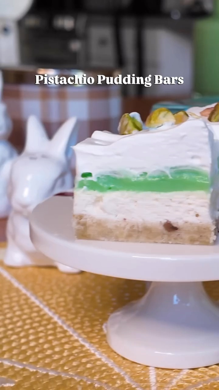 It’s finally spring, which felt like the perfect excuse to make a dessert that is perfect for spring and summer. 

These Pistachio Pudding Bars are the most Midwest dessert ever, and I first had them back in Indiana at my best friend’s mom’s 4th of July BBQ years ago. Still one of my favorites.

The full Recipe is on the blog. Link in bio. 

#retrorecipes #easydessert #midwestrecipes #nostalgicfood #springbaking