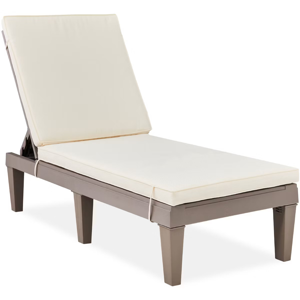 Best Choice Products Outdoor Lounge Chair, Resin Patio Chaise Lounger w/ Seat Cushion, 5 Position... | Target
