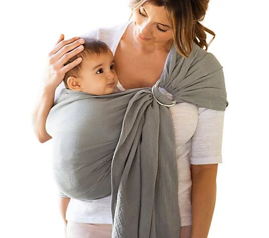 Moby Wrap Ring Sling Baby Carrier - QVC.com | QVC