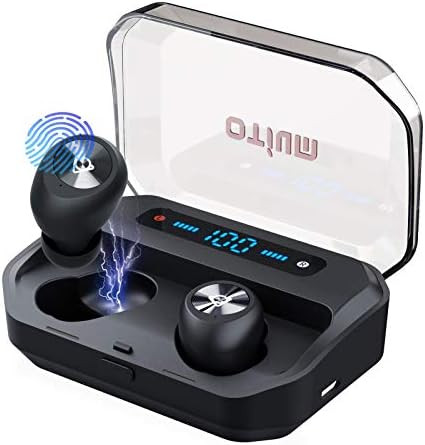 Otium Wireless Earbuds Bluetooth 5.0 Headphones with Digital Intelligence LED Display 3500 mAH Ch... | Amazon (US)