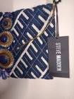Steve Madden Women's BZADA Navy Clutch Handbag Purse w/ Gold Color Chain NWT | eBay | eBay US