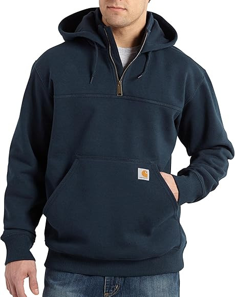Carhartt Men's Rain Defender Loose Fit Heavyweight Quarter-Zip Sweatshirt | Amazon (US)
