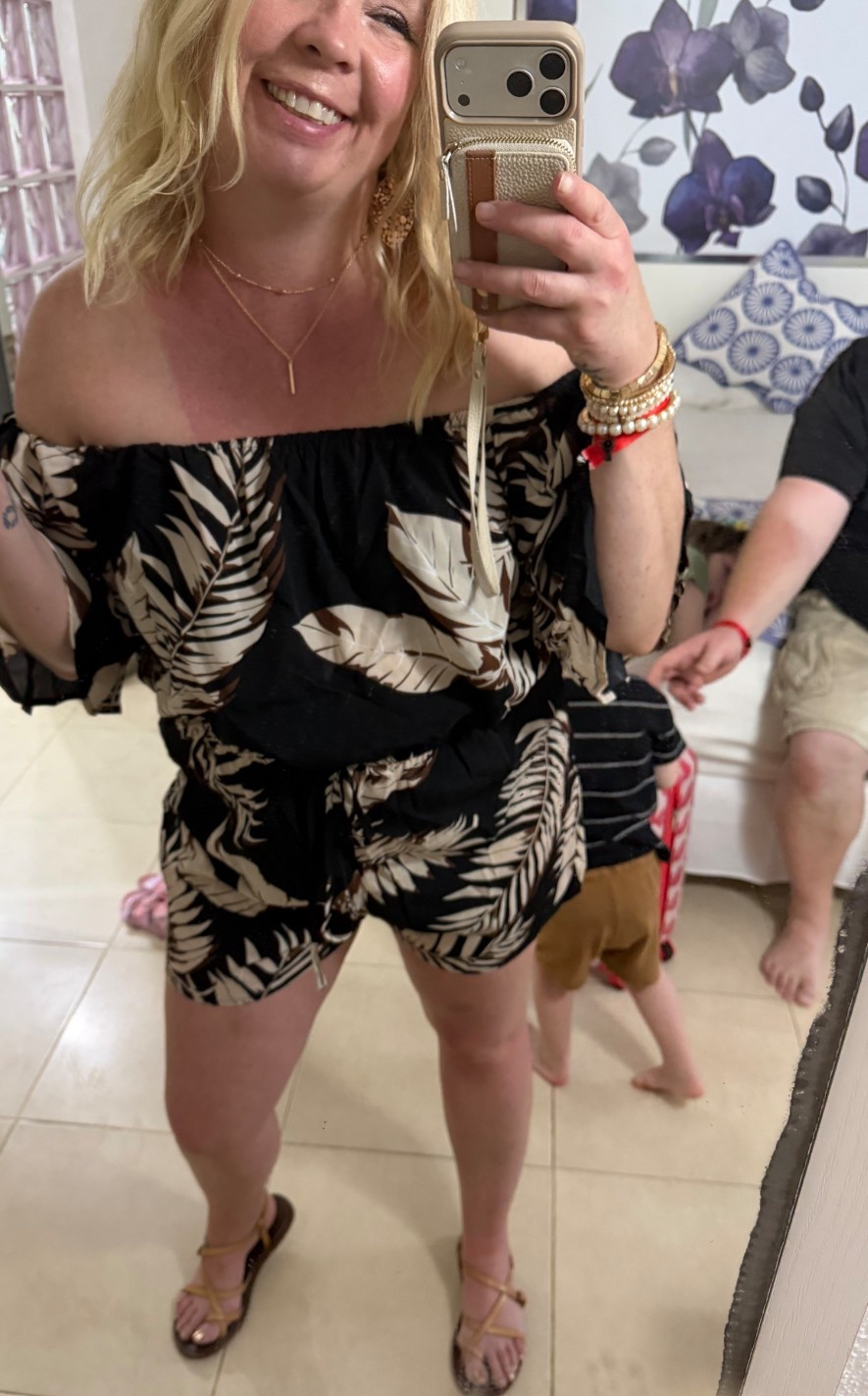 Summer/vavation romper midsize 

#LTKMidsize #LTKOver40 #LTKmomlife