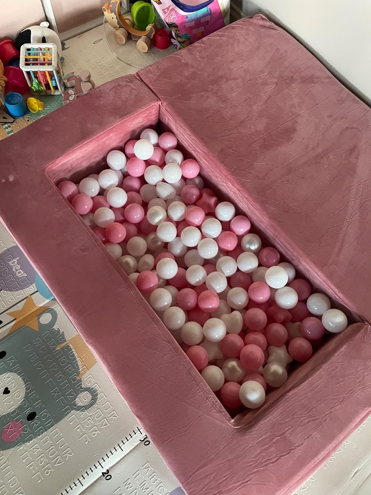 MoonxHome Ball Pit Balls for Toddlers, BPA Free Crush Proof Plastic Toy Balls for Ball Pit, Child... | Amazon (US)