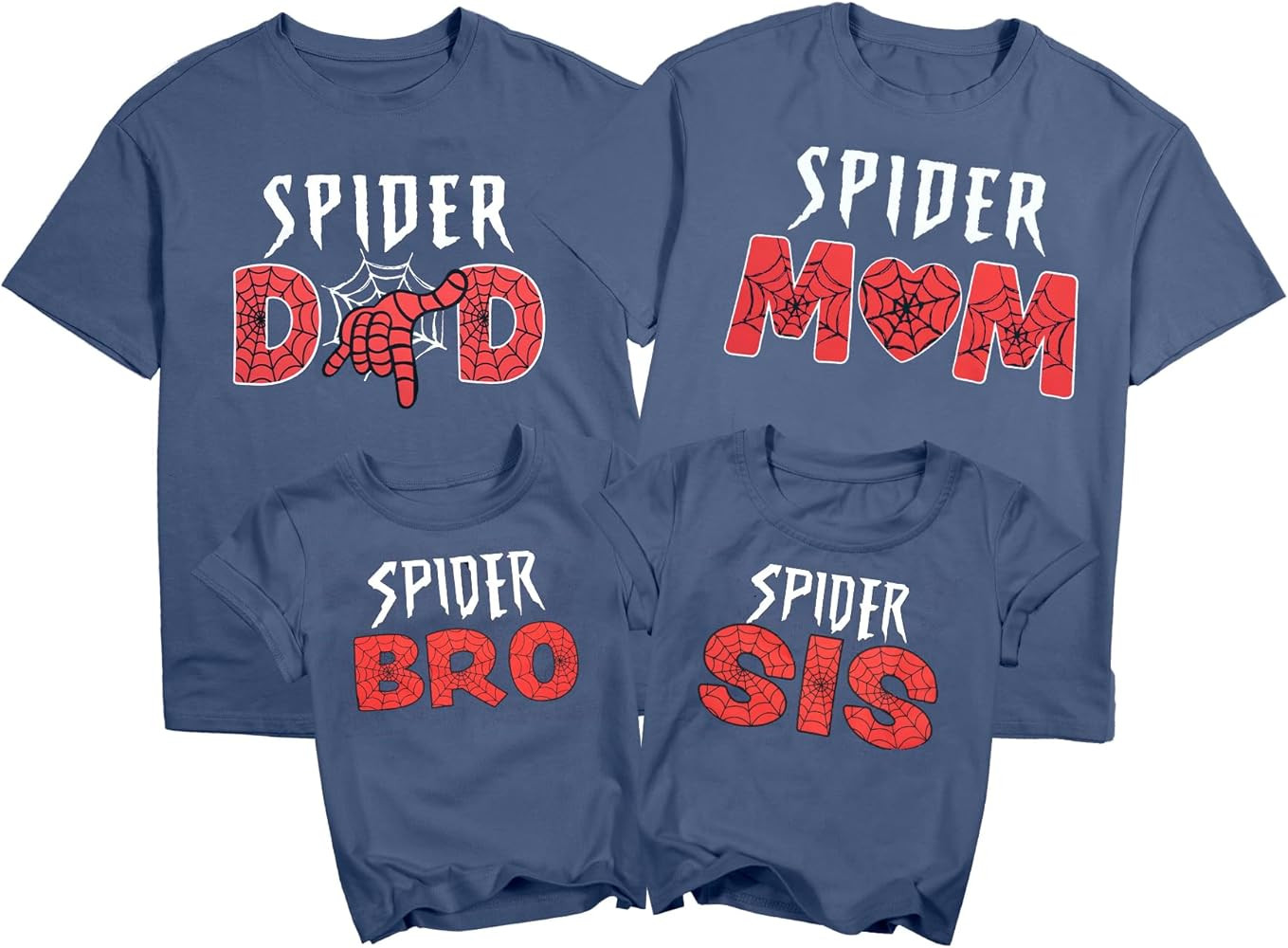 Web Hero Mom Dad Kids Shirt Family Matching Tshirt Funny Graphic Tee Comic Vacation Birthday Shor... | Amazon (US)