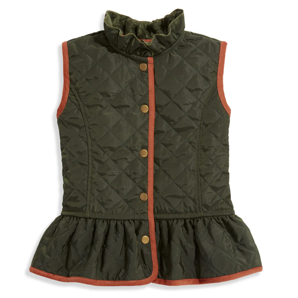 Peplum Puffer Vest | bella bliss 
