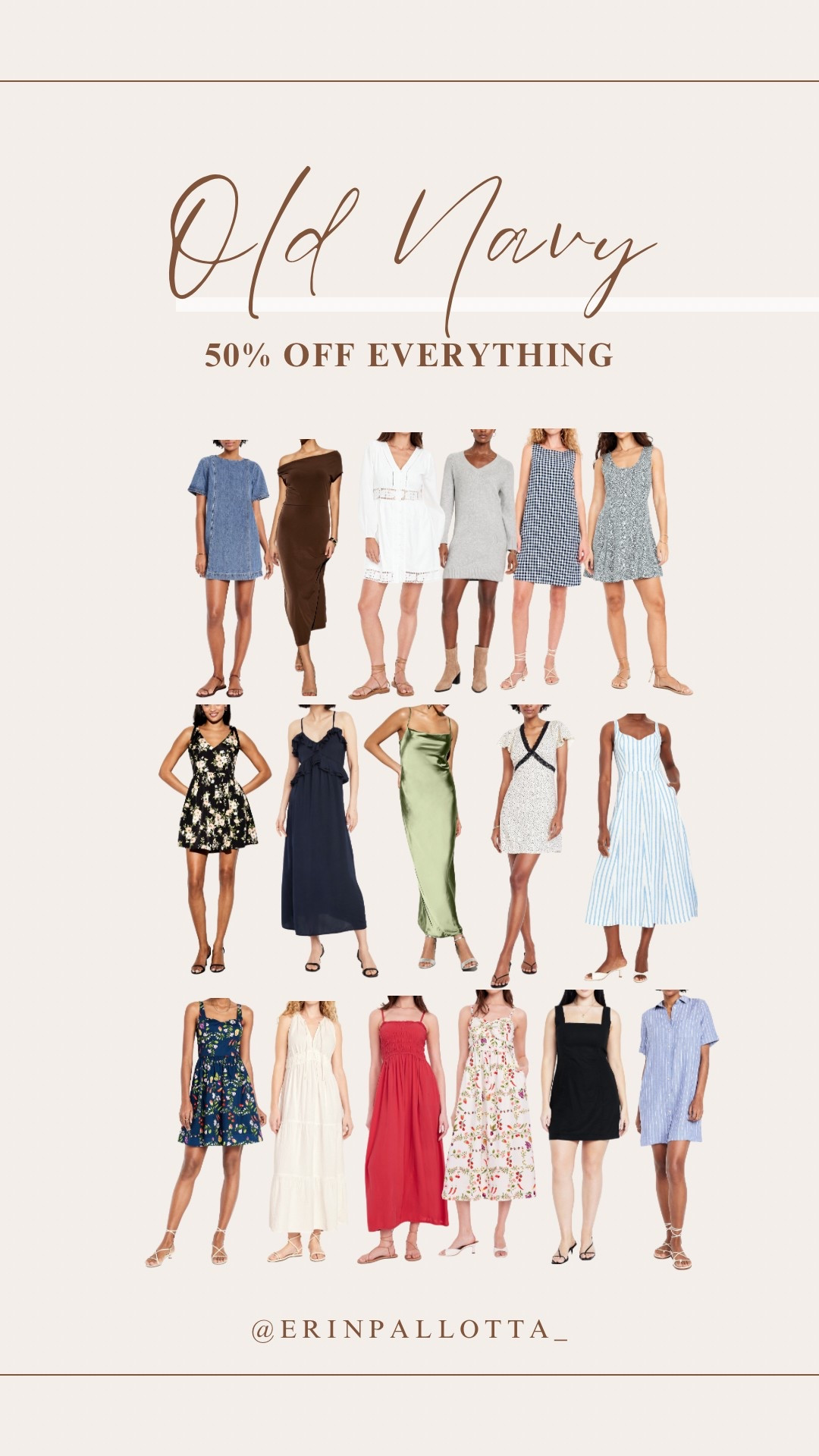 Casual and special event dresses 50% off at Old Navy! Love the linen and cotton options!

#LTKFindsUnder50 #LTKSaleAlert #LTKPetite