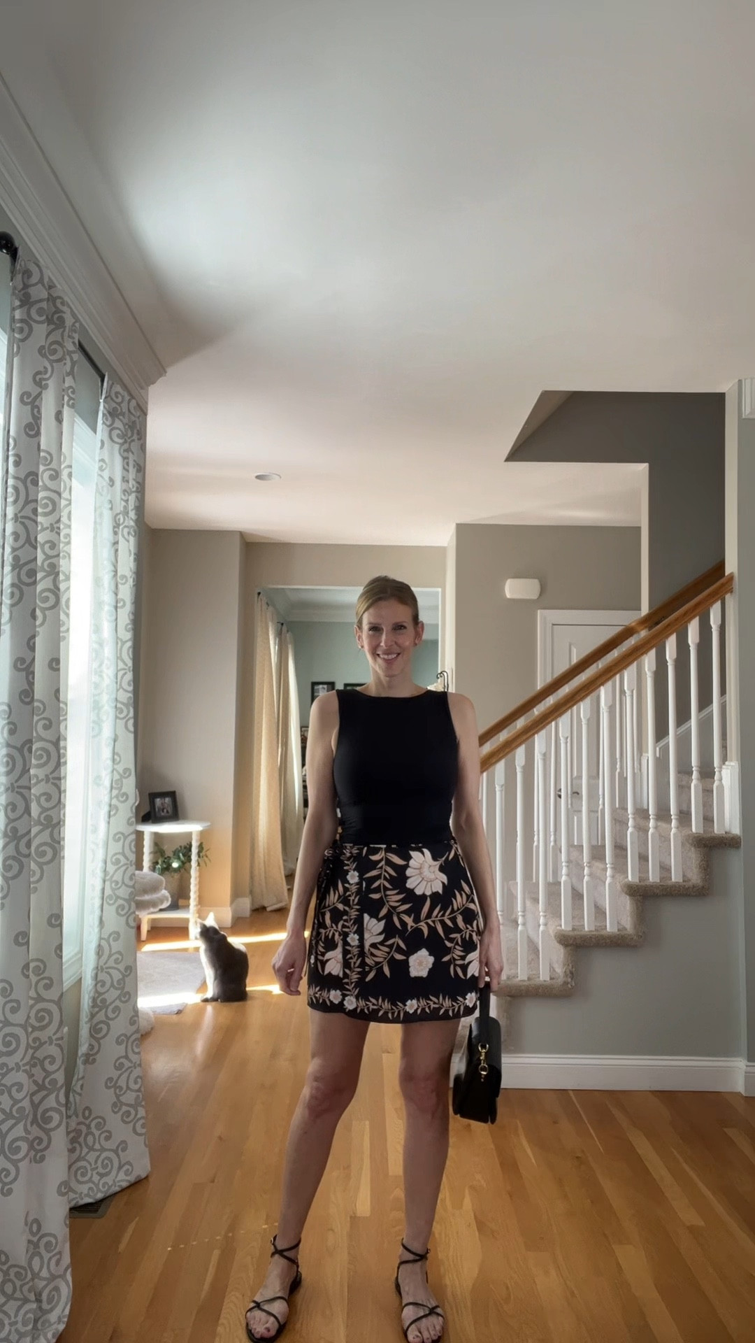 amazon outfit find 🖤
black fitted top + floral mini skirt—easy date night / dinner outfit idea

#LTKSeasonal #LTKootd #LTKOver40