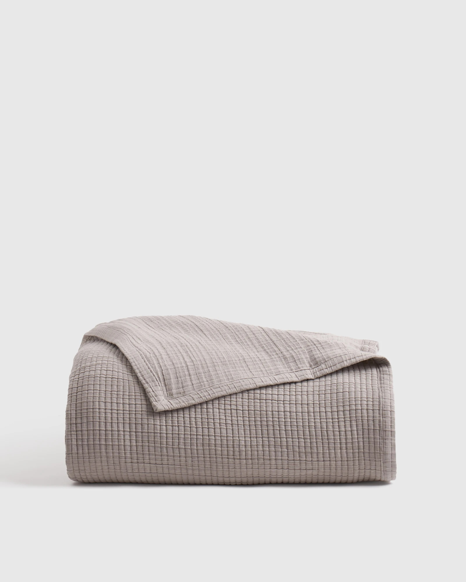 Organic Ribbed Cotton Coverlet | Quince