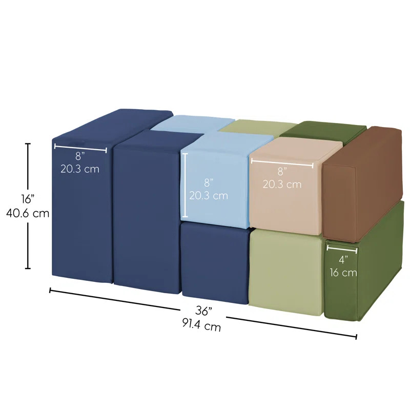 SoftScape 12 Piece Big Block Set | Wayfair North America