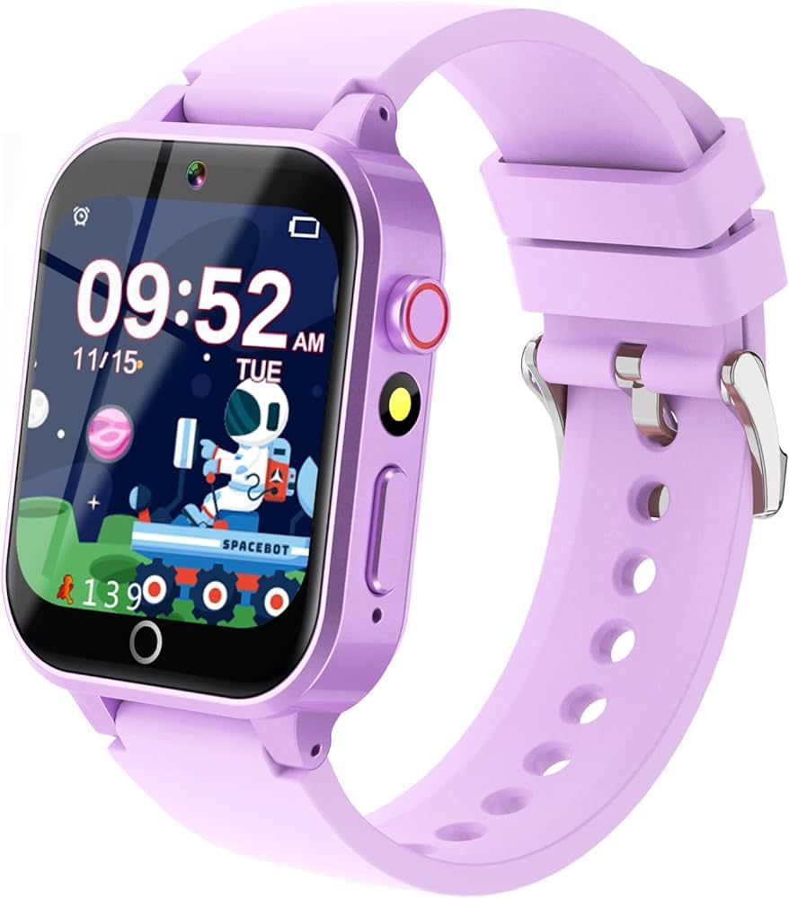 Kids Smart Watches Girls Age 5-12, 26 Games High-Resolution Touchscreen Kids Watch with Video Cam... | Amazon (US)