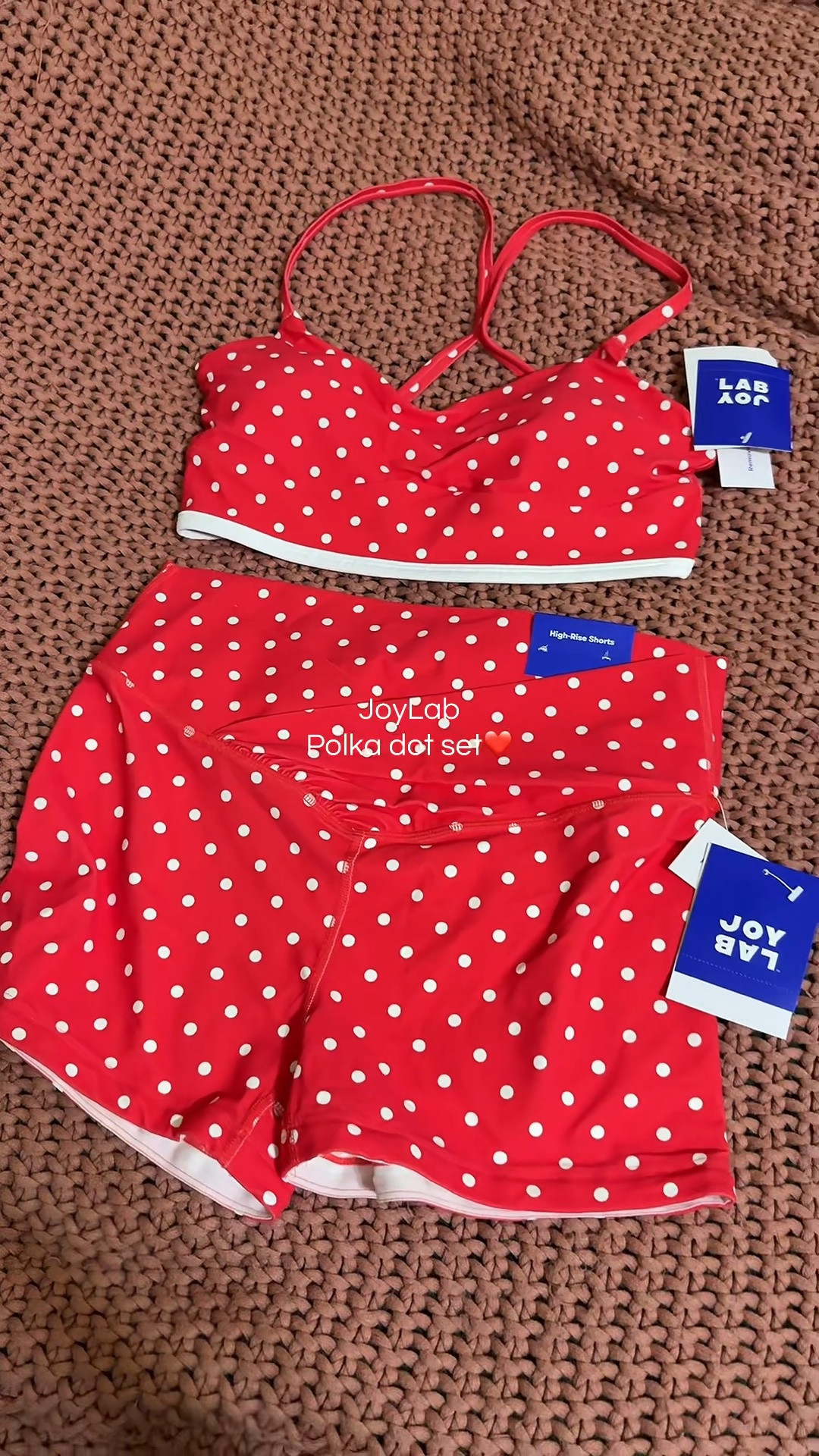 Red polka dot set❤️

#LTKfitnessgoals #LTKActive