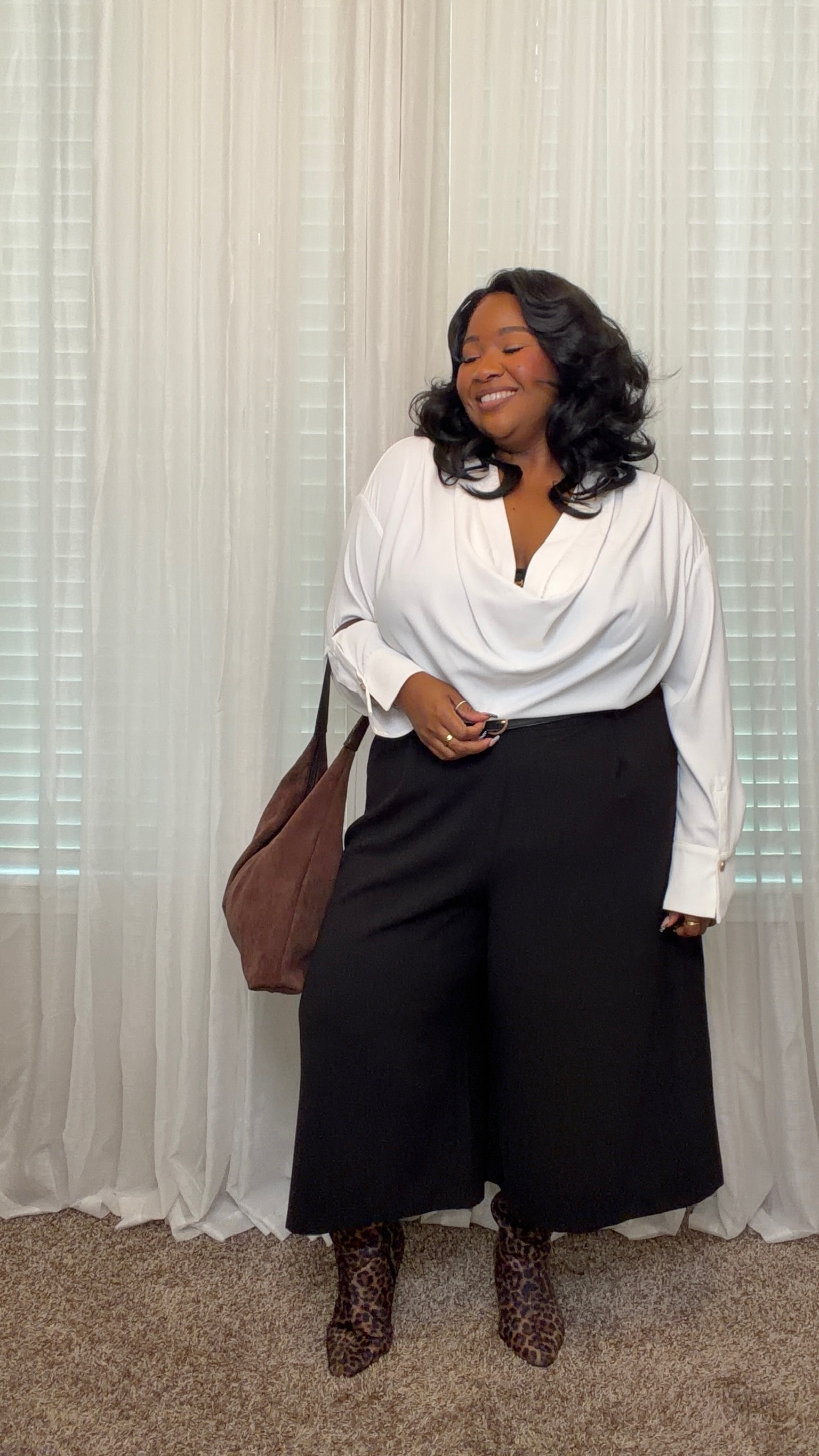 Eloquii OOTD - love these culottes for us!

#LTKPlusSize #LTKWorkwear #LTKootd