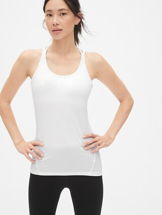GapFit Breathe Strappy Shelf Tank Top | Gap (US)