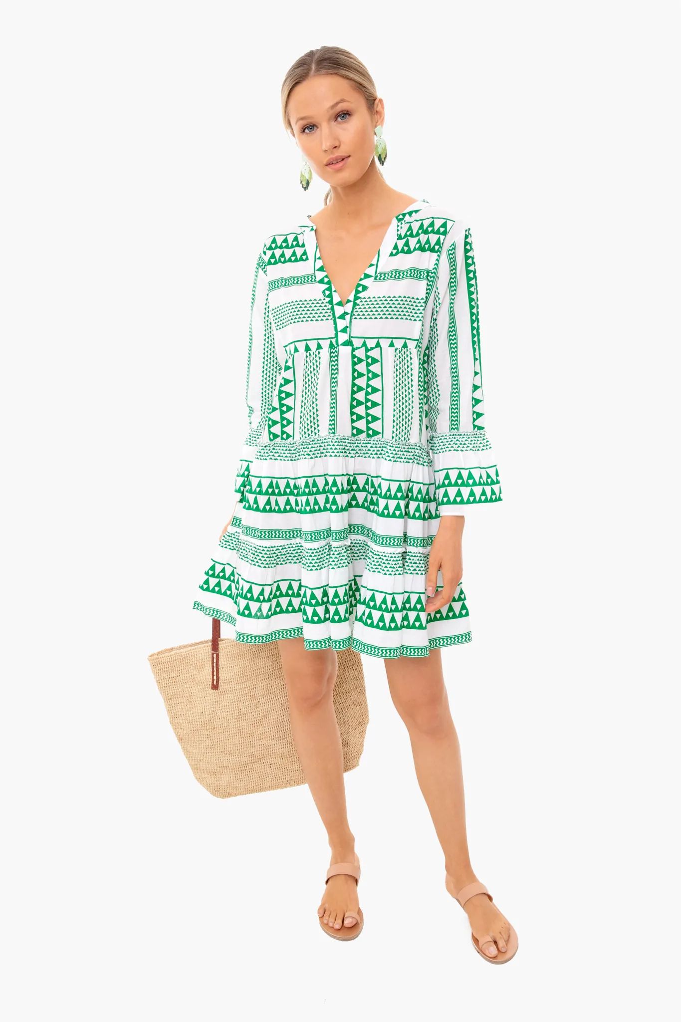 Green Salma Dress | Tuckernuck (US)