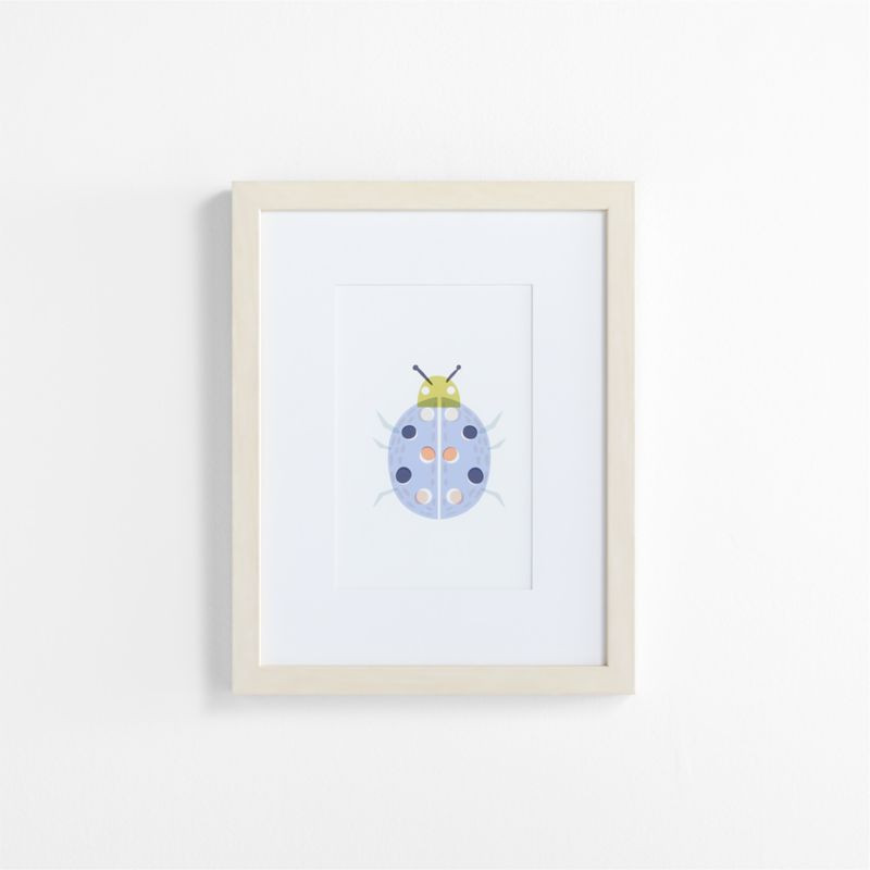 Ladybug Framed Wall Art Print | Crate & Kids | Crate & Barrel