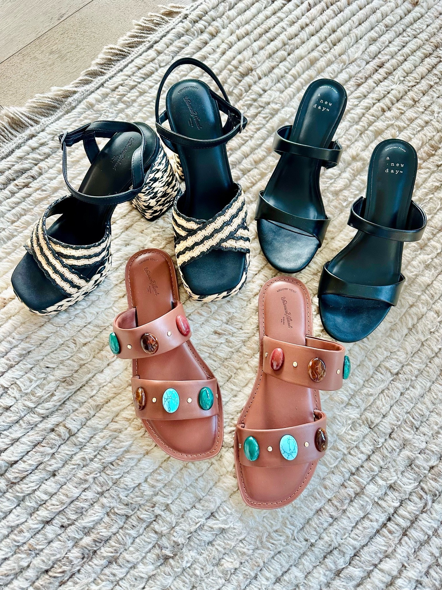 Target memory foam sandals on sale 👏🏽 So perfect for summer!

#LTKootd #LTKSaleAlert
