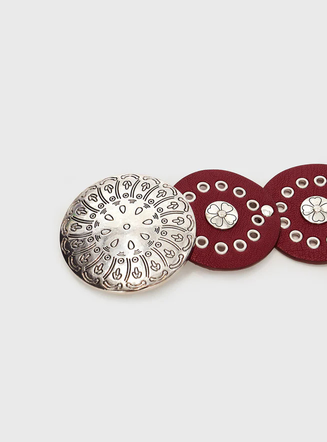 Karelle Belt Burgundy | Princess Polly US