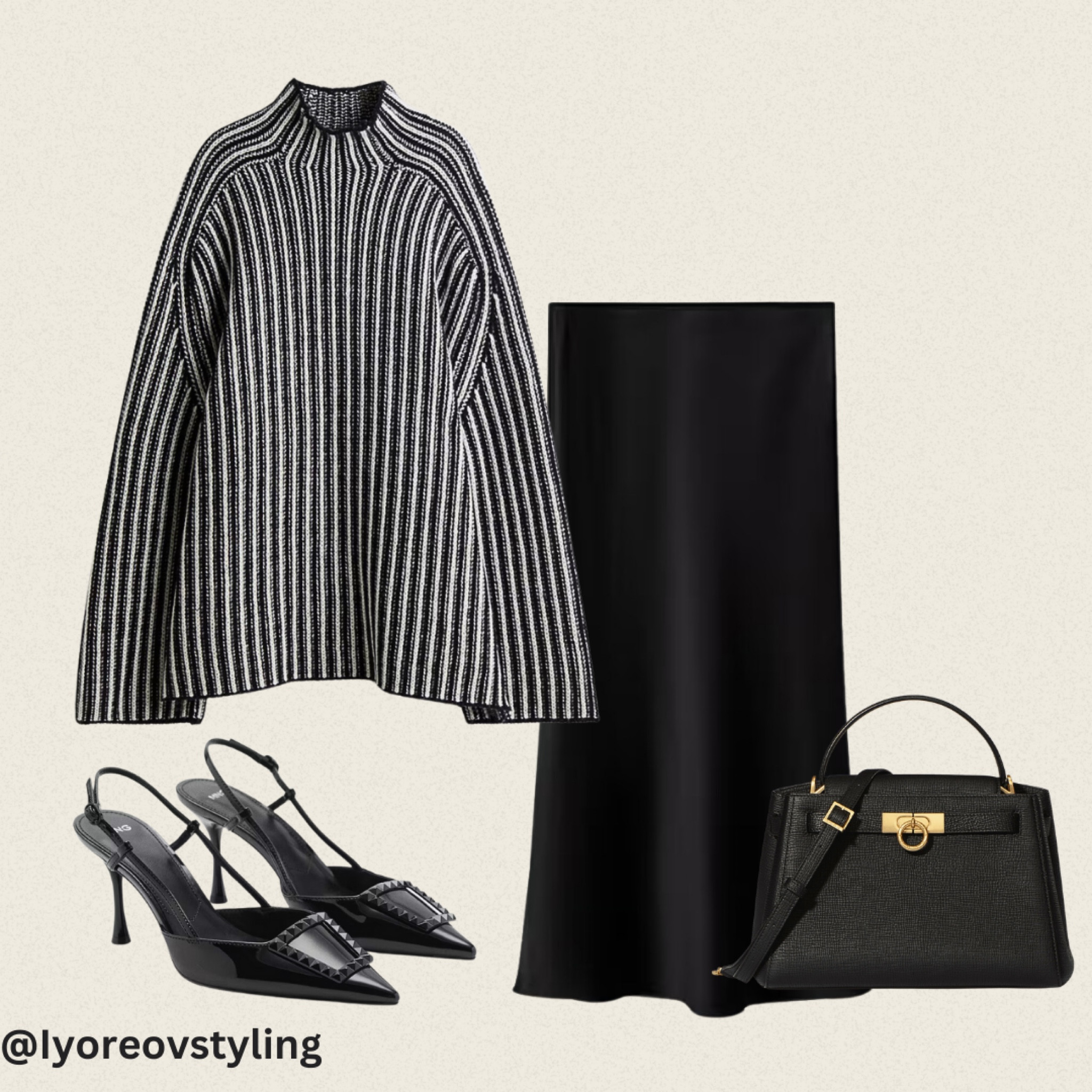 Early fall outfit inspiration. 

Mock neck sweater, slip skirt, skirt style, style inspo