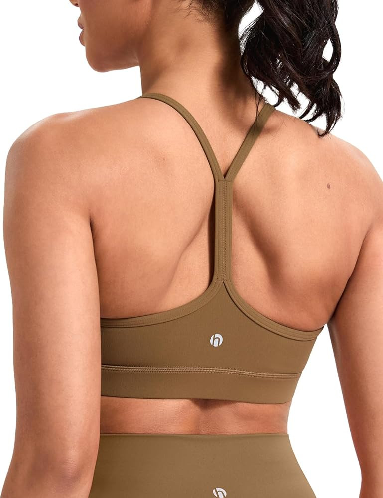 HeyNuts to Freest Womens Y Back Sports Bra, Spaghetti Strap Racerback Low Impact Workout Yoga Top... | Amazon (US)