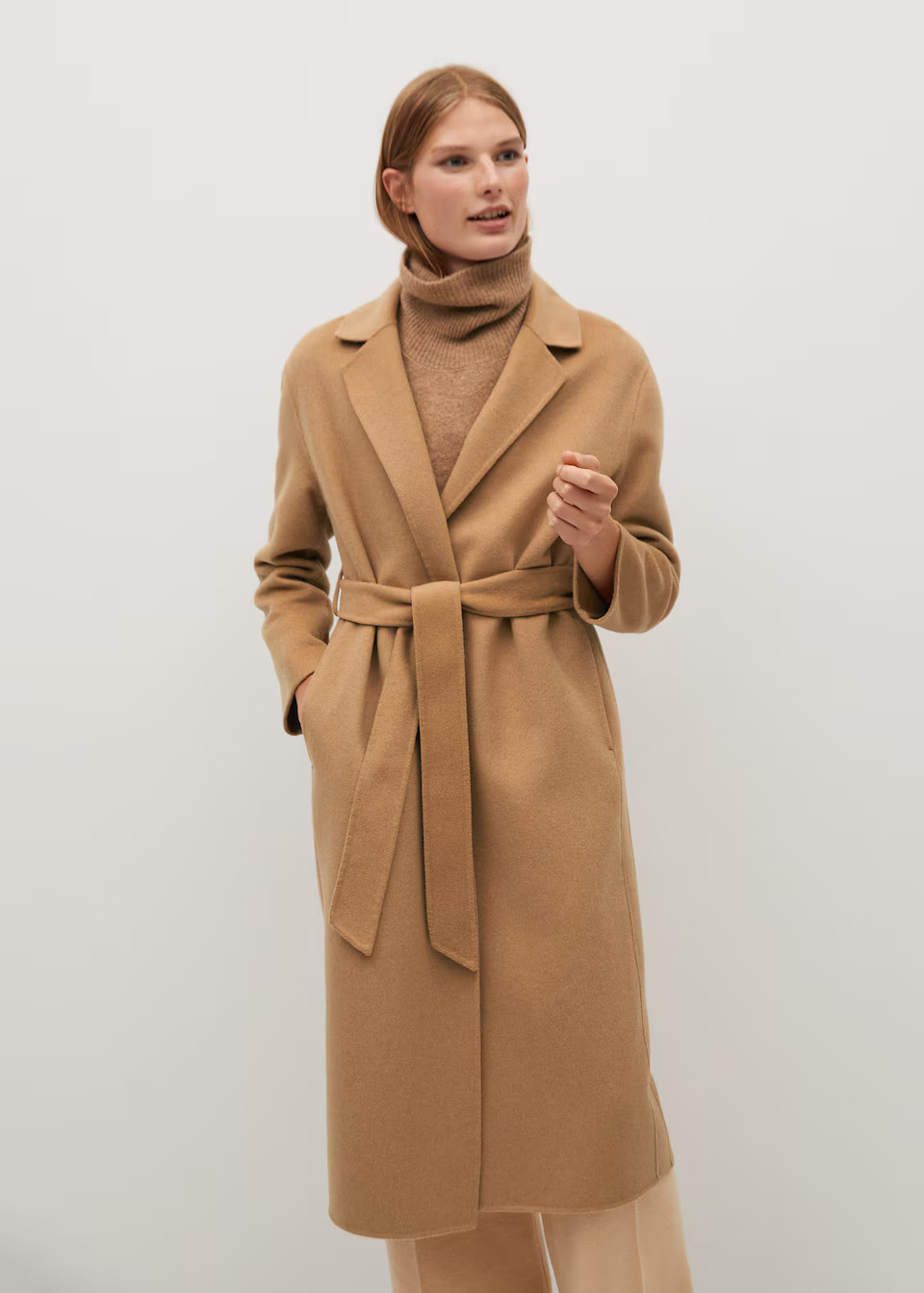 Handmade wool coat | MANGO (US)