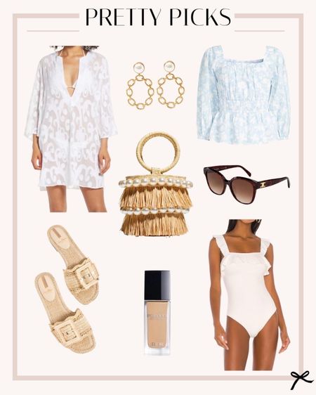 My Pretty Picks of the week! I'm loving this ruffle detail swimsuit from Revolve and Shopbop slides! 

#LTKFind #LTKSeasonal #LTKstyletip