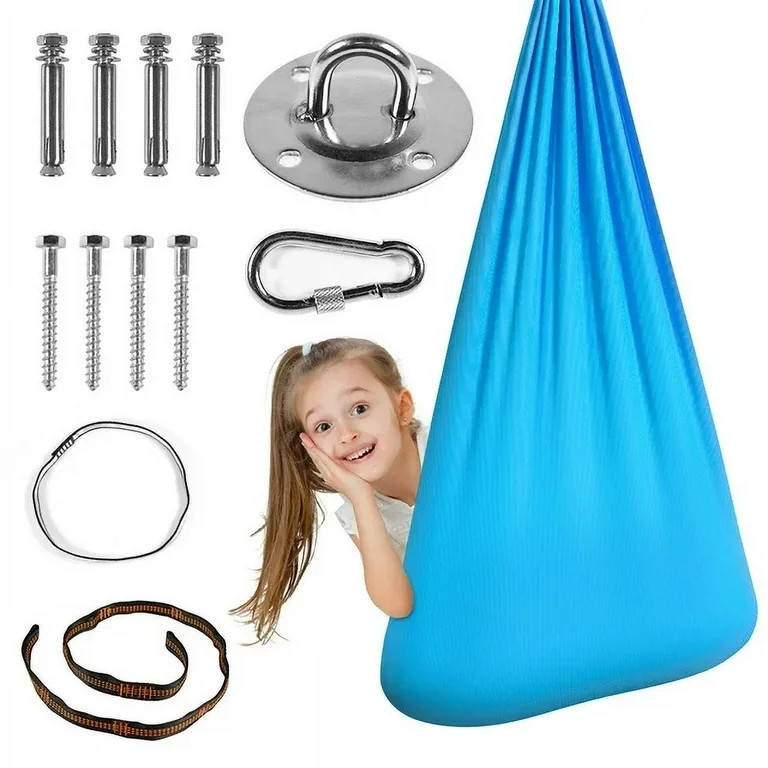 SUNOYAR Sensory Swing, Therapy Swing for Kids, Indoor Outdoor Kids Swing Hammock, Cuddle Swing wi... | Walmart (US)