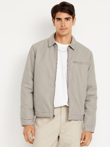 Insulated Canvas Barn Jacket | Old Navy (CA)