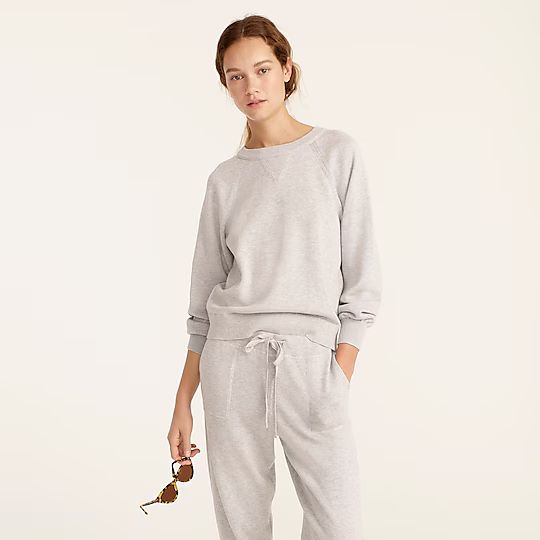 Cotton-cashmere pullover sweatshirt | J.Crew US