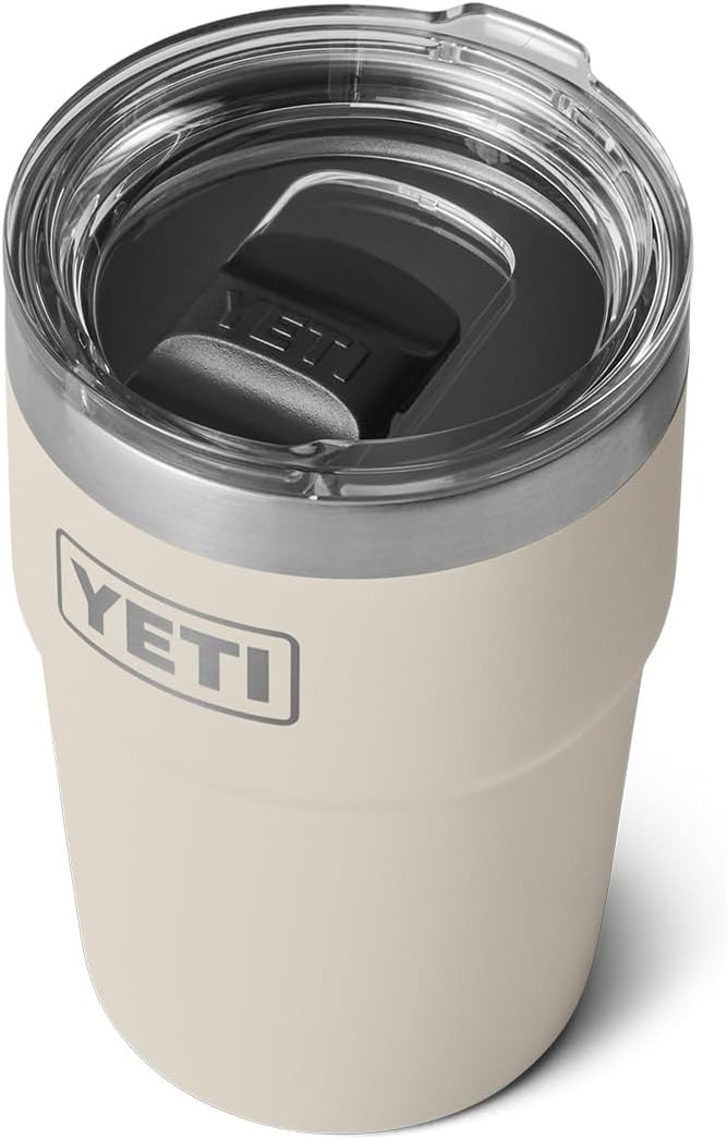 YETI Rambler 16 oz Stackable Tumbler, Vacuum Insulated, Stainless Steel with MagSlider Lid | Amazon (US)