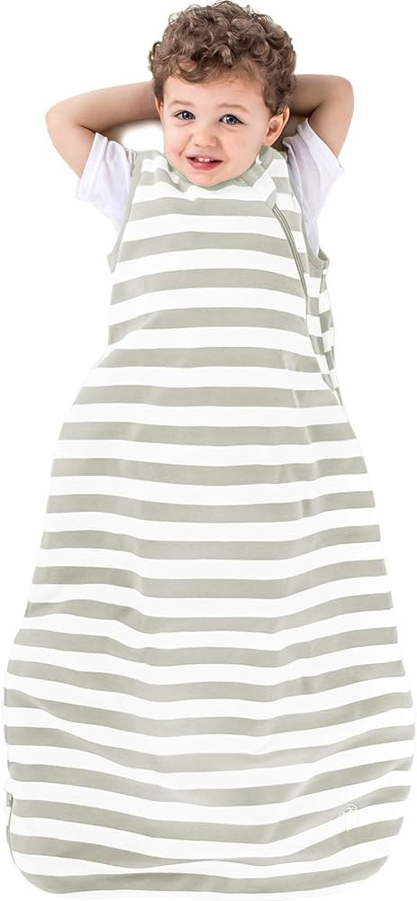 Ecolino Organic Cotton Baby Sleep Sack - 2-Way Zipper Baby Wearable Blanket - Toddler Sleeping Ba... | Amazon (US)