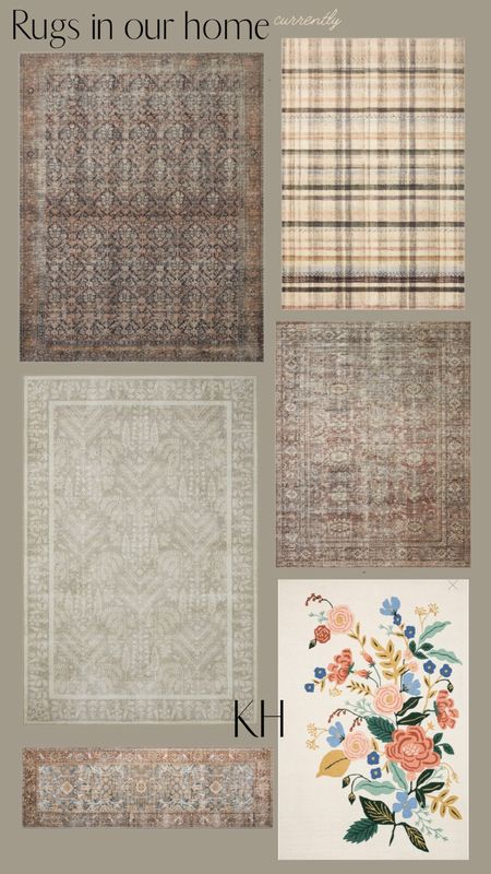 The rugs we currently have styled in our home. I love them all so much!

#LTKhome