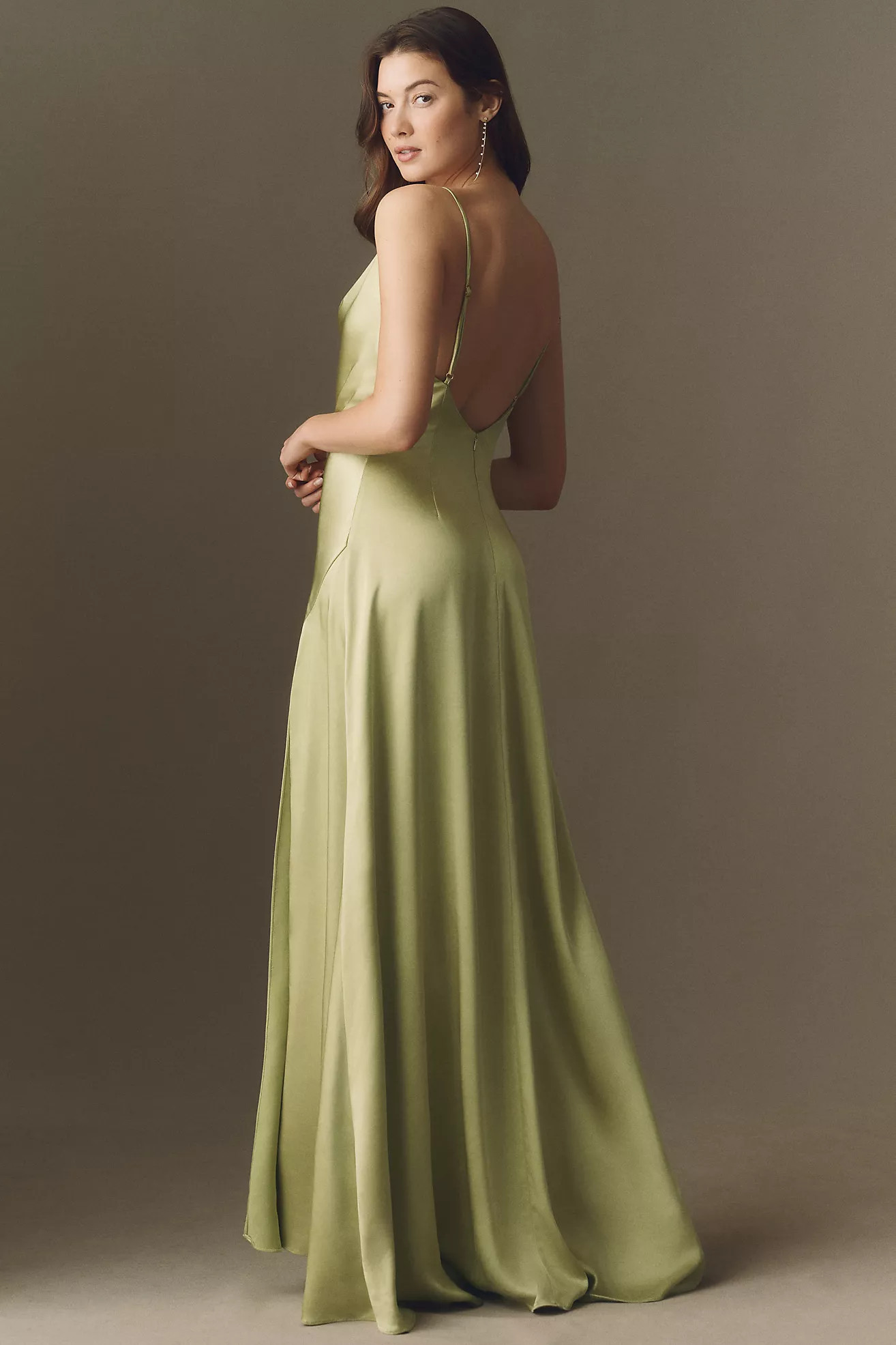 Elliatt Nessa Draped Satin Cowl Gown | Anthropologie (US)